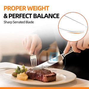 ชุดอุปกรณ์ครัวแบบใหม่ ชุดช้อนส้อมพิมพ์โลโก้ตามสั่ง ชุดช้อนส้อมขายดี - Product Image 4