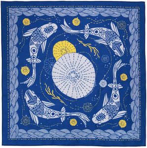 Pañuelos para Adultos, Nuevo Diseño, Pañuelos Cuadrados Multifuncionales con Estampado Digital de Calaveras, Letras y Puntos, para Eventos - Product Image 4