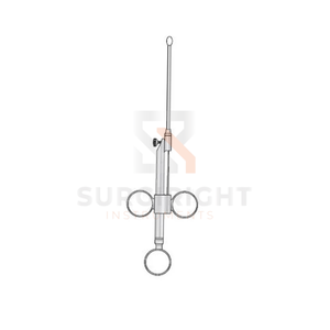 Pinza para pólipos nasales Krause, forma de rodilla, 9.75 pulgadas, instrumento ORL de acero inoxidable, herramienta de polipectomía de precisión reutilizable de SurgiRight - Product Image 1