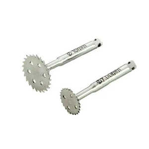 Dental Implant <b>Saw</b> Disk Cutting Tool 9.5mm Head Diameter Silver Cylinder Shape 160mm Length 3/32 in Shank Manual CE Certified - Product Image 1