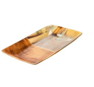 Bandeja de Servir Moderna Hecha a Mano con Cuerno de Búfalo Natural Pulido de Alta Calidad - Product Image 5