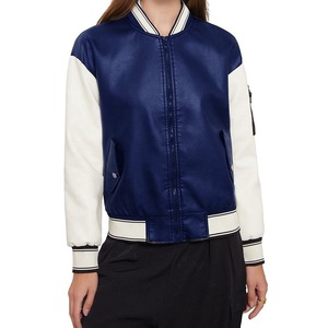 Nueva Chaqueta Varsity Corta de Satén para Mujer, Estilo Universitario, con Forro Suave, Chaqueta Bomber, Chaqueta Varsity de Satén con Letras - Product Image 1