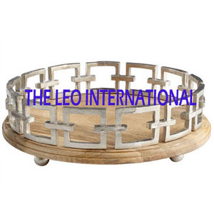 Bandeja Creativa con Diseño de Pez, Bandeja de Metal Resistente con Diseño Art Deco para Uso Diario, Multiusos, para Catering, Hoteles y Banquetes - Product Image 2