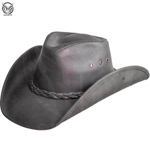 Cowboy Leather Hat Western Hats Casual style <b>Shower</b> proof custom top rateed color's or design's for unisex. - Product Image 5