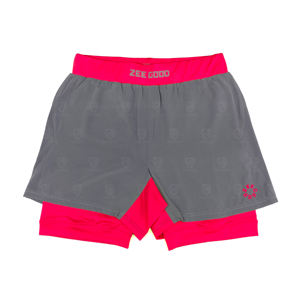 Shorts de sport personnalisés en gros, shorts de compression pour la gym, boxers de fitness avec cordon de serrage, vêtements de course 2 en 1 pour homme - Product Image 1