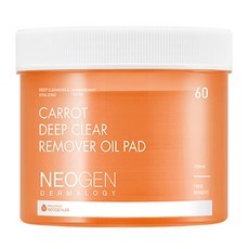 Neogen 60 Count Carrot Deep Clear <b>Makeup</b> <b>Remover</b> Pads 1 Pack Skin Care Feature Discounted Price - Product Image 1