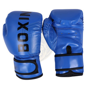 Solid Color Latest Design Boxing <b>Gloves</b> Heavy Duty Boxing <b>Gloves</b> Leather Made Boxing <b>Gloves</b> - Product Image 3