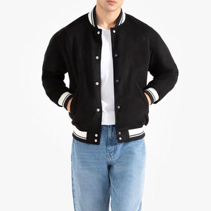 Vestes universitaires en laine et cuir, vestes letterman personnalisées brodées, disponibles pour la production de marques. - Product Image 3