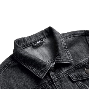 Veste en jean unique pour homme, décontractée, boutonnée, délavée, moderne, coupe ajustée, pour usage quotidien et voyage, confortable et respirante - Product Image 5
