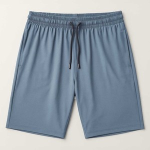 Shorts Bermuda Vert Foncé pour Hommes, Couleur Unie, Séchage Rapide, Tricotés avec Cordon de Serrage à la Taille et Poches, Tenue Décontractée Sportive pour la Course et la Salle de Sport - Product Image 5
