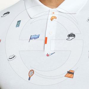 Camisa de Hombre de Nuevo Estilo, Transpirable, Antiarrugas, Talla Grande, Diseño en Blanco, Impresión Digital, Logotipo Personalizado en la Parte Delantera, Precio de Fábrica - Product Image 4