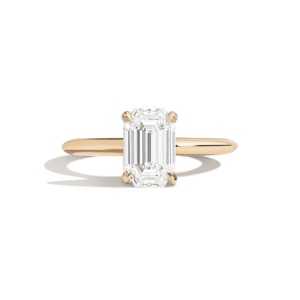 แหวนหมั้นเพชรทรงหยดน้ำทองคำแท้ 14K รุ่น Old Mine Diamond พร้อมใบรับรอง IGI ของขวัญสุดหรูสำหรับวันครบรอบและวันแต่งงาน - Product Image 4