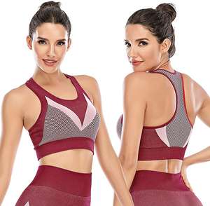 Conjunto Deportivo de 3 Piezas para Mujer, de Secado Rápido, Transpirable, con Leggings de Manga Larga, Chaqueta de Compresión y Sujetador Deportivo para Yoga, Gimnasio y Entrenamiento - Product Image 5