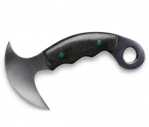 Custom Handmade High Carbon Steel DIY Fixed Blade Utility Skinning Knife Full Tang Outdoor <b>Craft</b> <b>Tool</b> with Micarta Handle - Product Image 3