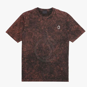 Camiseta de Punto Oversize con Lavado Ácido, Algodón Suave, Estilo Urbano, Uso Diario Informal para Hombre, Nueva Llegada - Product Image 3