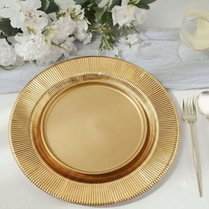 Durable Metal Charger <b>Plate</b> Suitable For Wedding Banquet Restaurant Catering <b>Decorative</b> Dining Table Display - Product Image 5