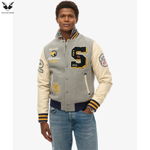 For <b>Men</b> Trending High Top Quality Hot Selling Winter Wear Warm Outdoor Regular <b>Lightweight</b> Down College Baseball Varsity <b>Jackets</b> - Product Image 6