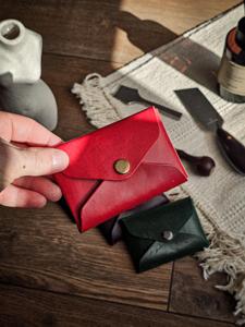 Vintage Cowhide Leather Stitchless <b>Wallet</b> Handmade Minimal Card Holder <b>RFID</b> Blocking <b>Wallet</b> Men LSW-0016 - Product Image 6