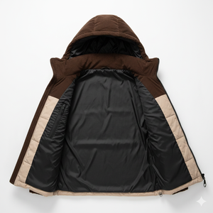 เสื้อแจ็คเก็ตบอมเบอร์ผู้ชายไซส์ใหญ่ รุ่น RAPID SPORTS BS-MPJ-07 แฟชั่น กันน้ำ ระบายอากาศได้ดี บุด้วยใยโพลีเอสเตอร์หนา มีฮู้ด ขายส่ง - Product Image 6