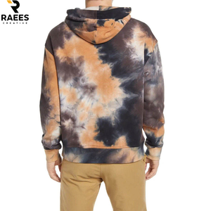 Streetwear de haute qualité, vêtements pour hommes personnalisés, best-sellers, design OEM, couleurs unies, basiques, coton mélangé, tie-dye, sweats à capuche pour hommes - Product Image 2