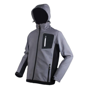 Veste softshell personnalisée pour homme, veste de travail coupe-vent noire, veste d'extérieur de haute qualité, imperméable et chaude pour la randonnée - Product Image 5