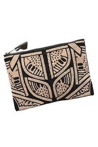 Mini bolso con cremallera Love You con bordado de cuentas hecho a mano de primera calidad con aspecto llamativo diseño elegante y elegante de la India - Product Image 5