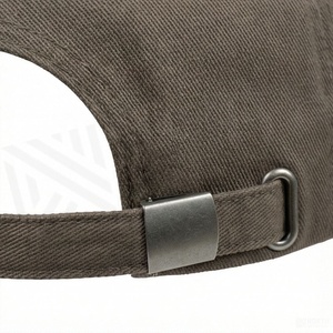 Gorra de Béisbol Unisex de 6 Paneles con Logotipo Bordado en el Panel Frontal, Diseño Ajustado, Estilo Casual, Tela de Sarga, Gorra para Adultos - Product Image 6