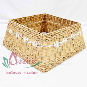 Artex Dong Thap Factory Ecológico Jacinto de agua Árbol de Navidad Soporte Elegante Falda festiva hecha a mano - Product Image 6