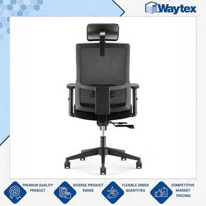 Silla de Oficina Ergonómica Profesional ACRUX de Malla Negra de Alta Elasticidad y Calidad Premium con Soporte Lumbar Dinámico - Product Image 3