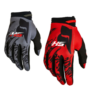 Ultra Grip Motocross Gloves Breathable Mesh Panel Full <b>Finger</b> Dirt <b>Bike</b> Mitts Comfort Fit Racing Protective Gear Motocross Glove - Product Image 1