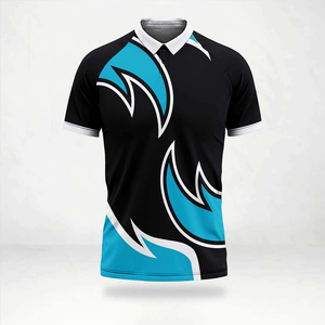Proveedor mayorista de camisetas de críquet hechas a medida, fabricante profesional de ropa deportiva, camiseta de equipo de críquet con impresión por sublimación - Product Image 5