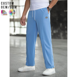 Pantalones Casuales de Algodón para Hombre, Ligeros, Resistentes al Viento, Corte Recto, Clásicos para Uso Diario, Transpirables, con Logotipo Personalizado, Soporte OEM ODM - Product Image 3