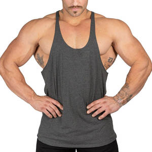 Deep Cut <b>Stringer</b> Gym Tank For Men Lightweight Bodybuilding <b>Vest</b> Breathable Training Fitness Workout Activewear Apparel - Product Image 4