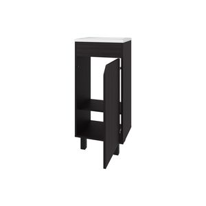 Mobile da Bagno FM FURNITURE in Quarzite Wengue con Lavabo Integrato e Rubinetto - Product Image 2