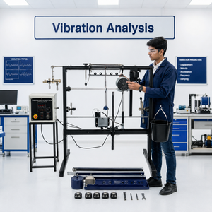 Conjunto de 11 Experimentos de Laboratorio de Vibraciones |   Entrenador de Análisis de Vibraciones para Ingeniería Mecánica |   Sistema de Equipos de Laboratorio Dinámico - Product Image 3