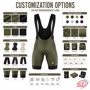 Cuissard de cyclisme personnalisé pour homme, séchage rapide, rembourré, en polyamide, imprimé réfléchissant, ajusté - Product Image 5