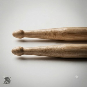 Baquetas de Madera de Fresno, Accesorios de Percusión Profesionales, Calidad Premium, Ligeras, Equilibradas, Duraderas, Cómodas para el Rendimiento - Product Image 5