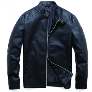 Latest Design Comfortable 2026 High Quality Turn Down Collar <b>Men</b> Fashion Leather <b>Jacket</b> With Full <b>jacket</b> for <b>men</b> - Product Image 3