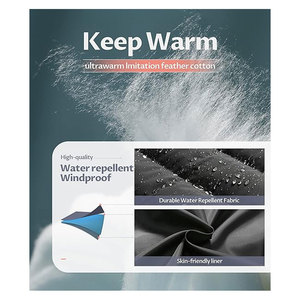 เสื้อโค้ทขนเฟอร์เทียมสำหรับฤดูหนาวแบบหนา บุฉนวนกันความหนาวเย็น พร้อมฮู้ดถอดได้ ซับในนุ่ม ป้องกันลม ดีไซน์ทันสมัย - Product Image 5