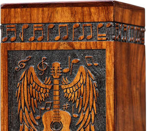 Urnas de Madera para Adultos, Urna Funeraria Artesanal de Madera Pulida, Urna para Entierro a Bajo Precio - Product Image 3