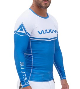 Hauts de compression Rash Guard en Polyester/Nylon pour hommes, pour la natation et le surf, T-shirt Rashguard MMA pour hommes, Vente en gros, Haute Qualité, Manches Courtes 2026 - Product Image 2