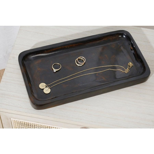 Plato de Servir de Resina Ecológica de Lujo, Estilo Americano, Diseño Sólido, Pulido, Alta Calidad, Precio Razonable, Oferta para Fiestas - Product Image 4