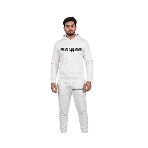 Sudadera Deportiva Blanca con Cuello Alto y Cordón Ajustable, Color Sólido, Bolsillos Laterales, Corte Regular, para Primavera, 100% Poliéster, con Capucha, Talla 2 - Product Image 2