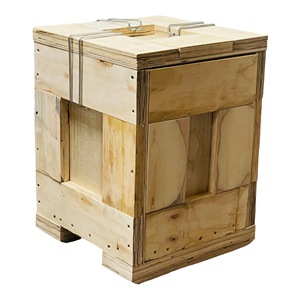 Wooden <b>Crates</b> Foam Lining | <b>Foldable</b> | Painted Surface | Recyclable Durable | Shock Absorbing | Stackable | - Product Image 1