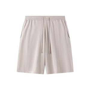 Ensembles d'été pour hommes de haute qualité en fibre de bambou 100% tricotée, T-shirts à col rond et shorts, sans couture, respirants, imprimés numériquement, haute qualité - Product Image 6