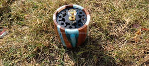 Quemador de incienso de resina de lujo hecho a mano, mabkhara árabe moderna, regalos de Ramadán y Eid, decoración - Product Image 3