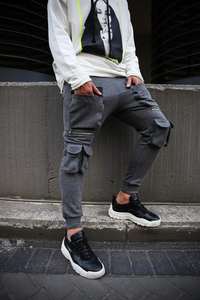 Pantalon Cargo Décontracté Sportif pour Homme, Tendance Hip Hop, Vente en Gros 2026, Toutes Couleurs, avec Logo Personnalisé - Product Image 2