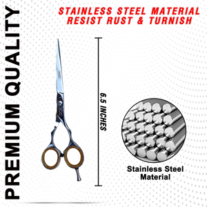 Professional <b>Barber</b> Thinning Shears <b>Set</b> Hairdressing Scissors for Hair Salon Scissor Cut Hair Cutting Tool Beauty Supply - Product Image 3