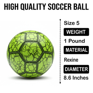 โรงงานขายส่งลูกฟุตบอล PVC คลาสสิก ระบายอากาศได้ดี รับทำโลโก้ ฟุตบอลฝึกซ้อม คุณภาพสูง เย็บมือ เป็นมิตรกับสิ่งแวดล้อม ราคาประหยัด - Product Image 2