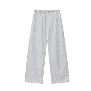 Men's Lightweight Baggy Straight Sweatpants New Style <b>Polyester</b> Cotton <b>Joggers</b> for Casual Wear - Product Image 1